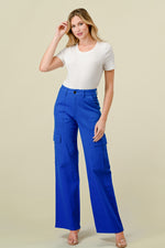 LVB-600 ROYAL HIGH WAISTED STRETCHY WOMEN'S CARGO JEANS