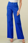 LVB-600 ROYAL HIGH WAISTED STRETCHY WOMEN'S CARGO JEANS