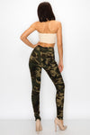 LV-128 CAMOUFLAGE HIGH WAISTED COLORED JEANS
