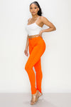 LV-300 NEON ORANGE HIGH WAISTED COLORED JEANS