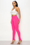 LV-300 NEON PINK HIGH WAISTED COLORED JEANS