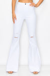 BC-420 WHITE COLORED BELL BOTTOMS